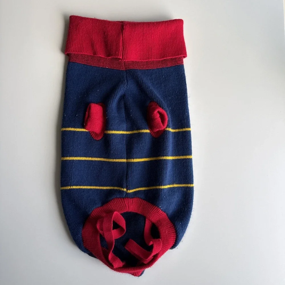 Vintage Mickey And Pluto Disney Dog Sweater
